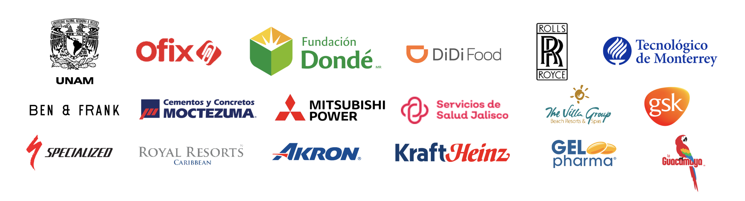 Empresas grandes que confían en nosotros