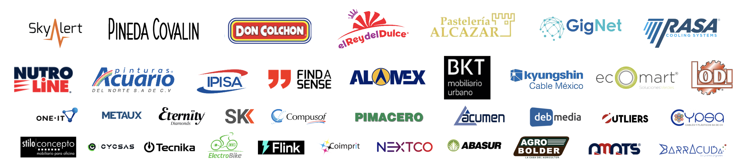 Empresas pequeñas que confían en nosotros